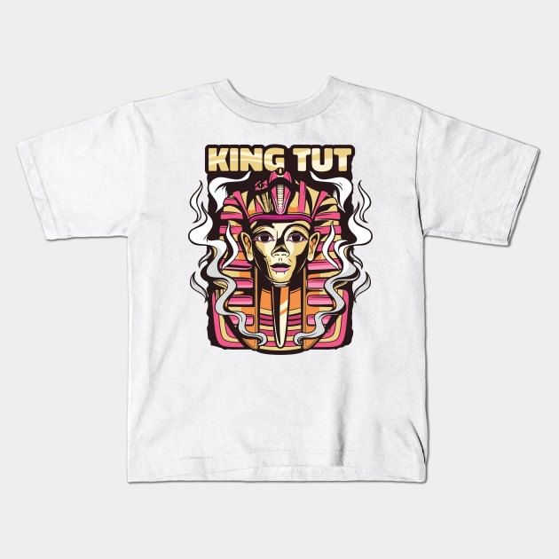 Retro Pharaoh Kids T-Shirt by Urban_Vintage